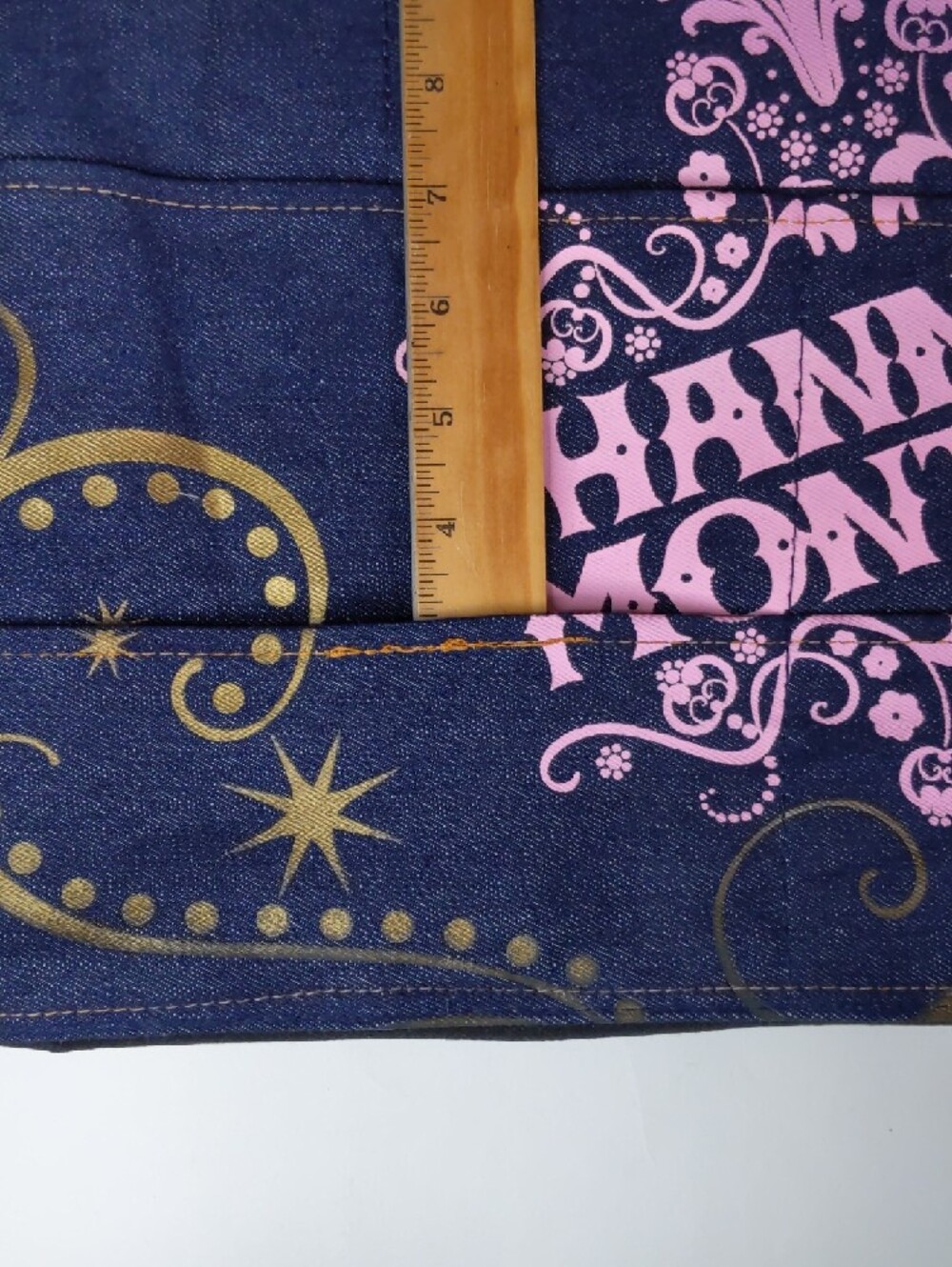 Vintage Hannah Denim Organizer in Navy Blue New, Never Used - Picture 5 of 7